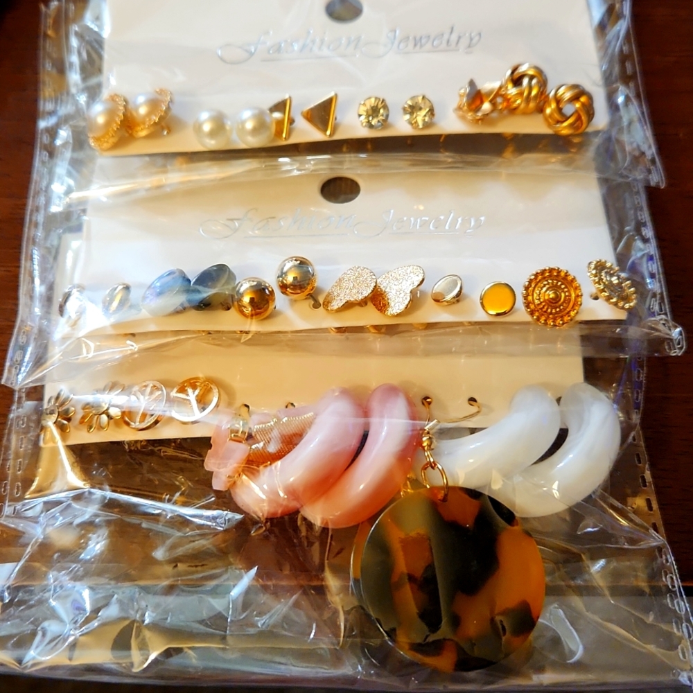 3 Sets of Earrings